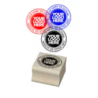 ビジネスカスタム用ゴム切手ラウンド ラバースタンプ | Zazzle.co.jp
