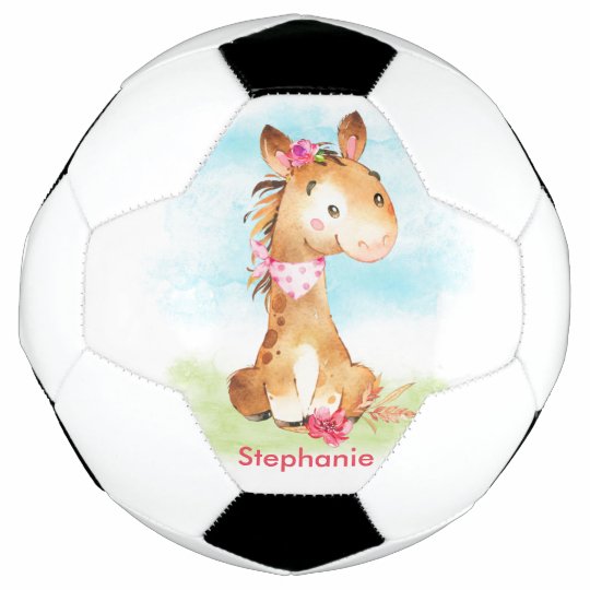 ピンクの水彩をかわいいサファリジャングル動物 サッカーボール Zazzle Co Jp ピンクの水彩をかわいいサファリジャングル動物 サッカーボール Zazzle Co Jp
