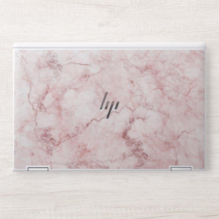 ピンク大理石hpノートパソコンスキン Hpラップトップスキン Zazzle Co Jp