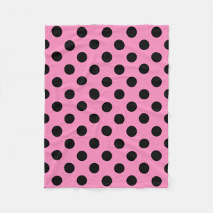 ピンク 水玉 模様 ポルカブランケット Zazzle Jp