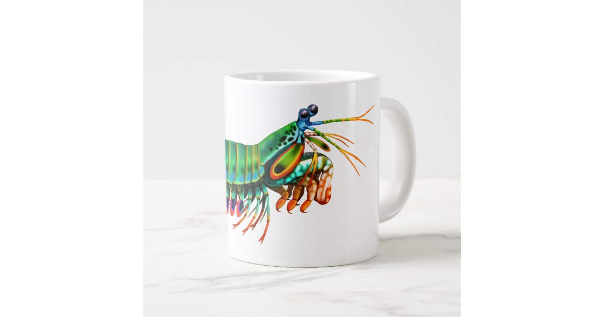 ピーコック マンティス エビ礁動物専門マグ ジャンボコーヒーマグカップ Zazzle Co Jp