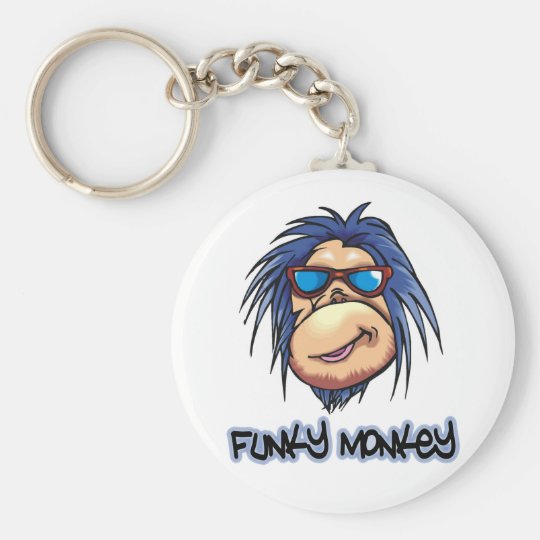 ファンキーな猿 キーホルダー Zazzle Co Jp