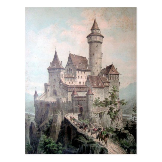 ファンタジーの城 ポストカード Zazzle Co Jp