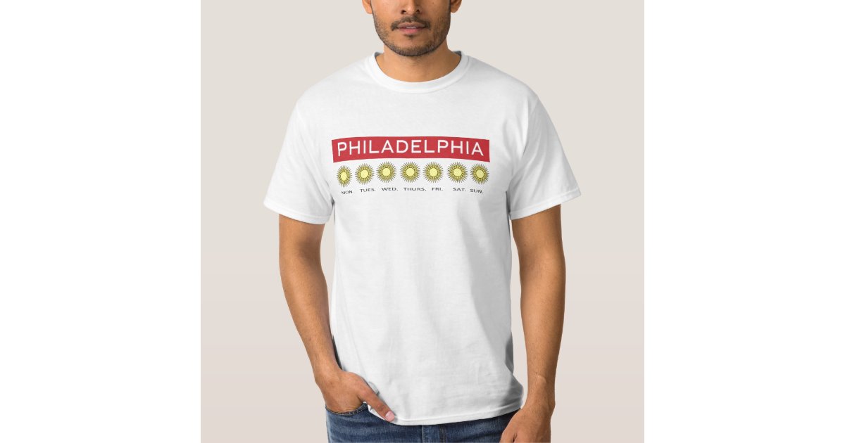 フィラデルフィア Always Suny をフィリー フォーカスト Tシャツ Zazzle Co Jp
