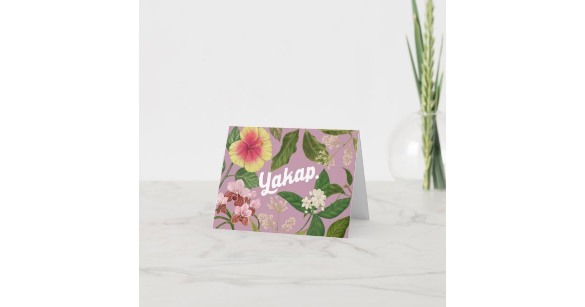 フィリピンの花 ヤカップ カード Zazzle Co Jp