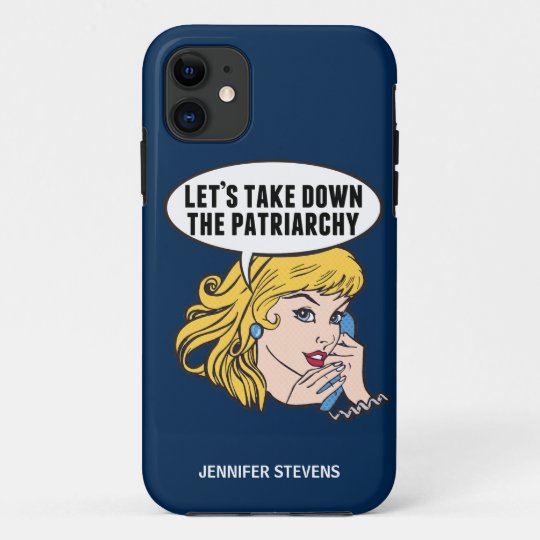 フェミニおもしろいスト アポップ アートのート アンチ家父長制モノグラム Case Mate Iphoneケース Zazzle Co Jp