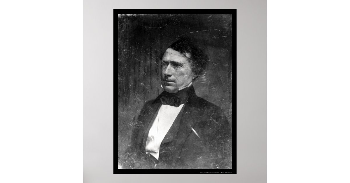 フランクリン ピアース大統領の銀板写真1856年 ポスター Zazzle Co Jp フランクリン ピアース大統領の銀板写真1856年 ポスター Zazzle Co Jp