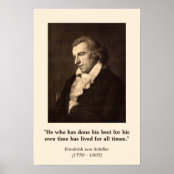 フリードリヒ フォン シラー 愚かさポスターに対する ポスター Zazzle Co Jp