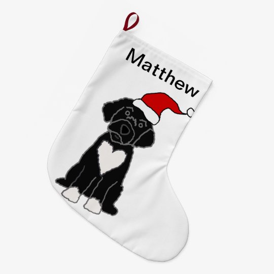 ブラック ポルトガおもしろいルの水道犬クリスマス ラージクリスマスストッキング Zazzle Co Jp ブラック ポルトガおもしろいルの水道犬クリスマス ラージクリスマスストッキング Zazzle Co Jp