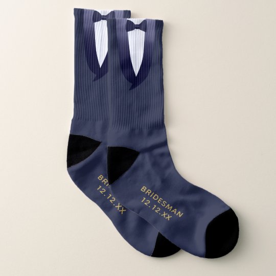 ブリードマンネービーブルータキシードギャツビー結婚式の引き出物 ソックス Zazzle Co Jp ブリードマンネービーブルータキシードギャツビー結婚式の引き出物 ソックス Zazzle Co Jp