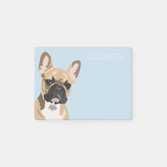 ブルドフランスのッグ かわいいフランス語 ポストイット Zazzle Co Jp