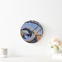 プラハ – 天文時計 – Orloj /チェコ ラウンド壁時計 | Zazzle.co.jp