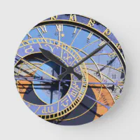 プラハ – 天文時計 – Orloj /チェコ ラウンド壁時計 | Zazzle.co.jp