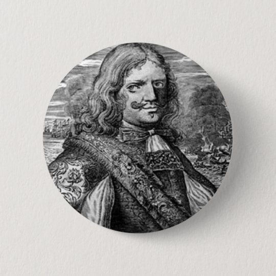 ヘンリーモーガンの海賊ポートレート 缶バッジ Zazzle Co Jp