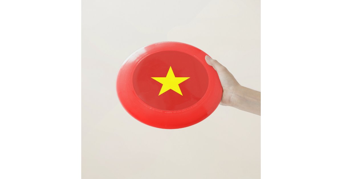 ベトナム国旗を掲げた愛国的フリズビー Wham Oフリスビー Zazzle Co Jp