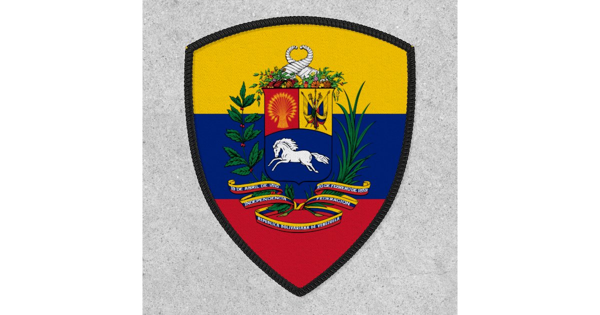 ベネズエラ国旗及び軍服 ワッペン Zazzle Co Jp