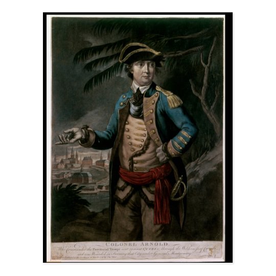 ベネディクトアーノルドのパブ大佐 ロンドン1776年 ポストカード Zazzle Co Jp