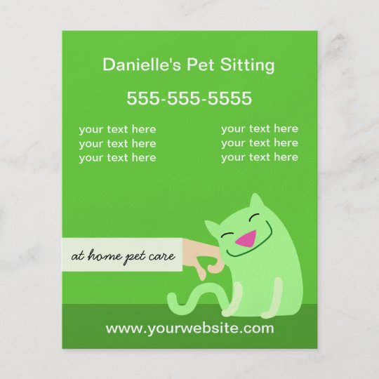 ペットケアチラシ ペッティングキャットグリーン チラシ Zazzle Co Jp ペットケアチラシ ペッティングキャットグリーン チラシ Zazzle Co Jp