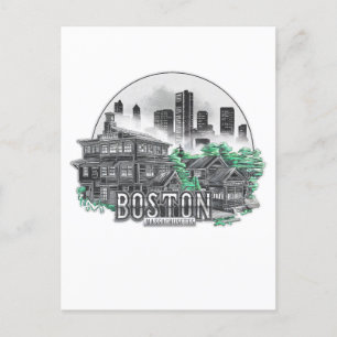 ボストン マサチューセッツポストカード| Zazzle JP