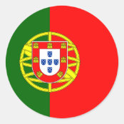 ポルトガルのlisbon の旗のステッカーbandeira Deリスボン 長方形シール Zazzle Co Jp