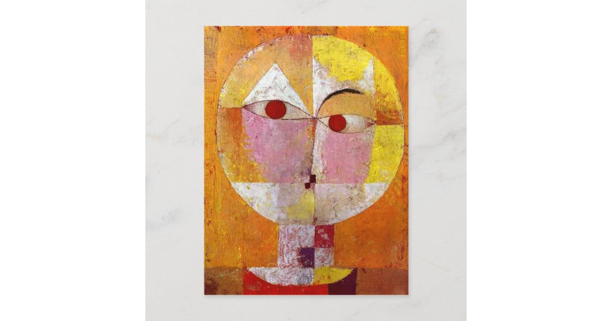 ポール クレー セネ絵画シオ ポストカード Zazzle Co Jp
