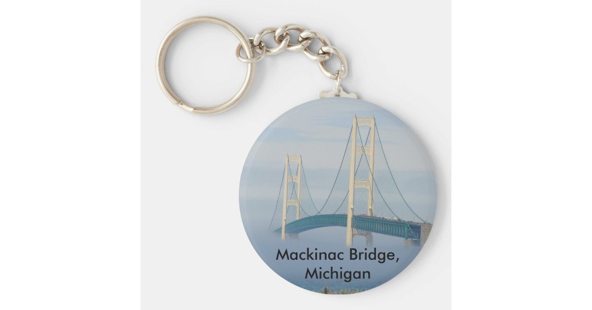 マキナック橋 ミシガン州 キーホルダー Zazzle Co Jp