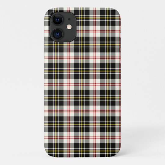 マクファーソン クラン ブラック アンド ホワイト ドレス タータンチェック Case Mate Iphoneケース Zazzle Co Jp