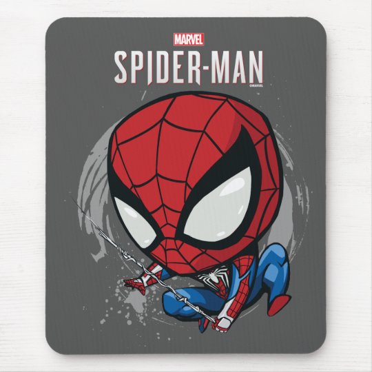 マーベルのスパイダーマン 漫画のスピディくもの巣スイング マウスパッド Zazzle Co Jp