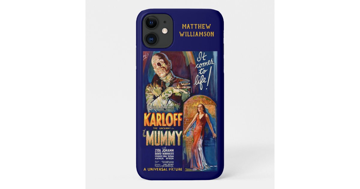 ミイラ カクラシックーロフ ホラー映画ポスター Case Mate Iphoneケース Zazzle Co Jp