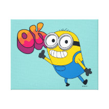 Minions The Rise Of Gru Cartoon Minion Come On キャンバスプリント Zazzle Co Jp