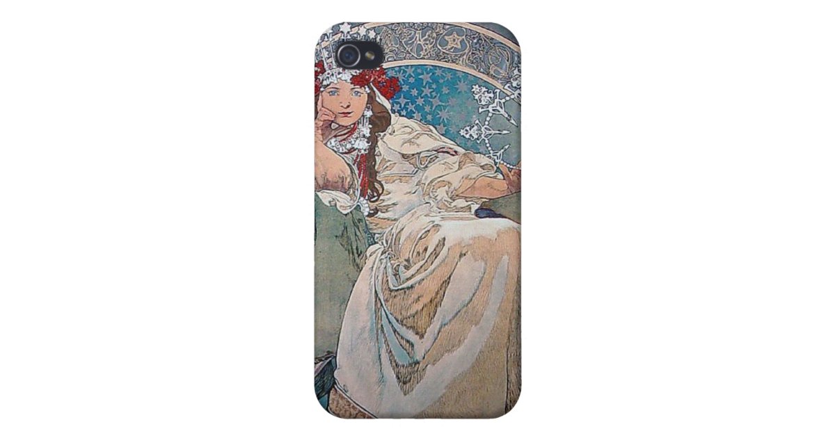 ミュシャのプリンセスのアール デコ Iphoneケース Zazzle Co Jp