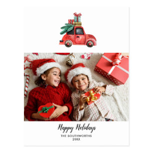 かわいい メリークリスマスポストカード Zazzle Co Jp