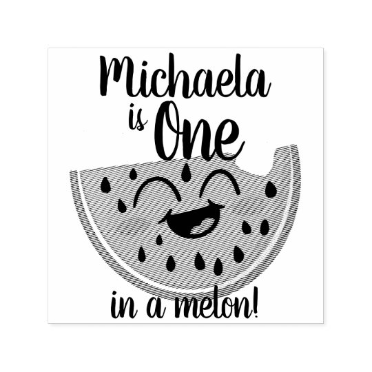 メロンのスイカに一匹 かわいいファースト誕生日 セルフインキングスタンプ Zazzle Co Jp メロンのスイカに一匹 かわいいファースト誕生日 セルフインキングスタンプ Zazzle Co Jp