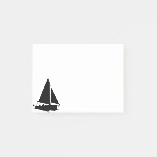 ヨットのシルエット ポストイット Zazzle Co Jp ヨットのシルエット ポストイット Zazzle Co Jp