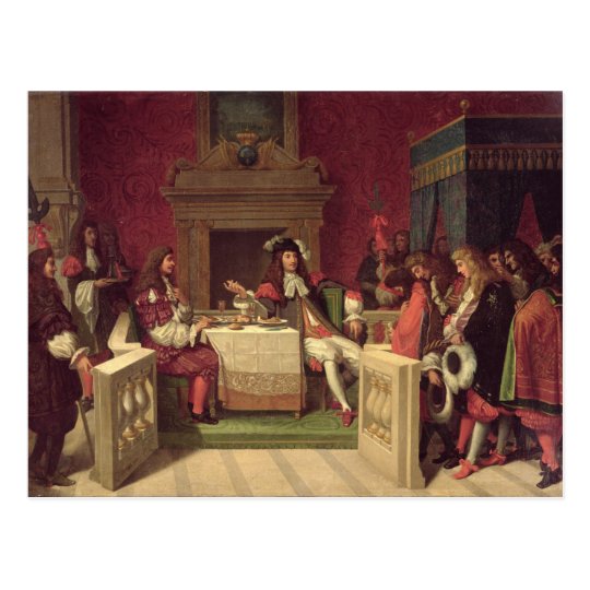 ルイ14世1857年と食事するmoliere ポストカード Zazzle Co Jp