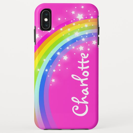 レインボーピンクガールズ名前をカスタムする Case Mate Iphoneケース Zazzle Co Jp