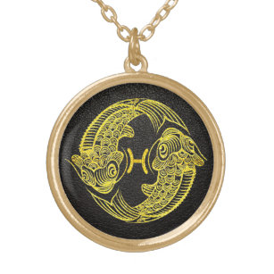 黒 魚ネックレス  Zazzle.co.jp