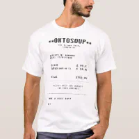 レシート Tシャツ | Zazzle.co.jp