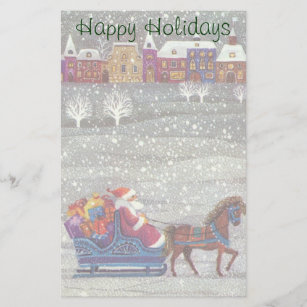 サンタ便箋 Zazzle Co Jp