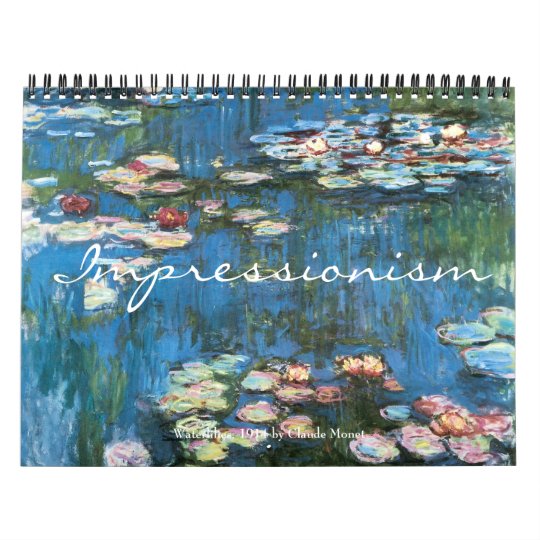 ヴィンテージのファインアートの印象主義の絵画 カレンダー Zazzle Co Jp