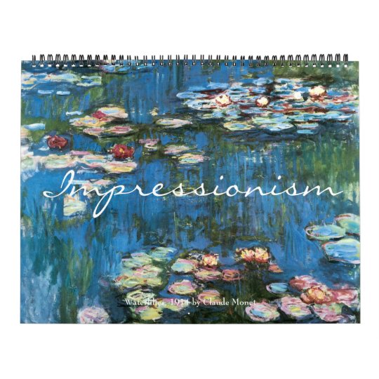 ヴィンテージのファインアートの印象主義の絵画 カレンダー Zazzle Co Jp