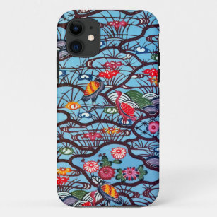 日本 着物 織物 沖縄 Bingata 花 日本 着物 沖縄 紅型iphoneケース Zazzle Co Jp