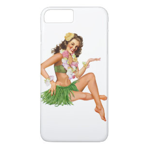 ハワイ 女の子iphone 8 Plus 7 Plusケース Zazzle Co Jp