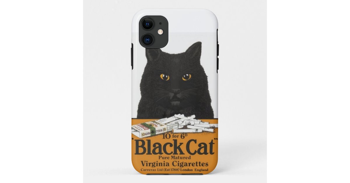 ヴィンテージ広告黒猫のヴァージニアのタバコ Case Mate Iphoneケース Zazzle Co Jp