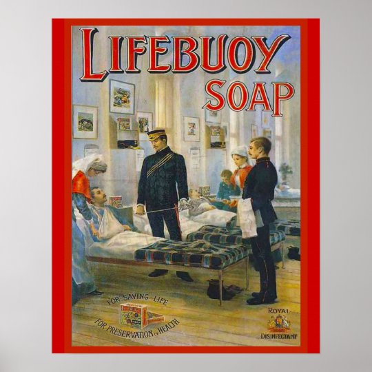 ヴィンテージ広告 Lifebuoyの石鹸 ポスター Zazzle Co Jp
