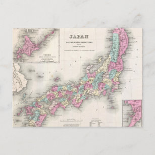 日本 地図ポストカード Zazzle Co Jp