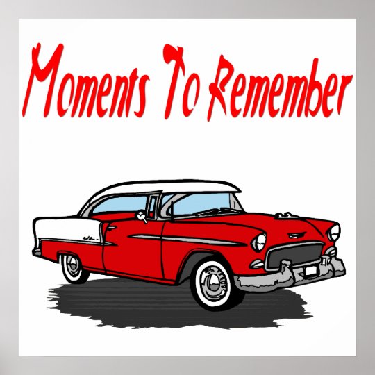 ヴィンテージ車ポスター1955レトロのchevy車 ポスター Zazzle Co Jp