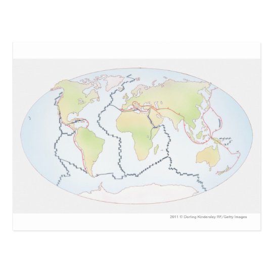 世界地図の提示プレートの差益 ポストカード Zazzle Co Jp