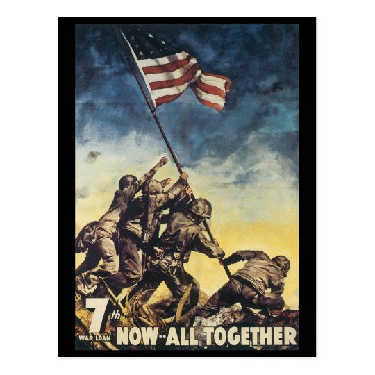 世界大戦の郵便はがき すべてに一緒に有名なポスター ポストカード Zazzle Co Jp