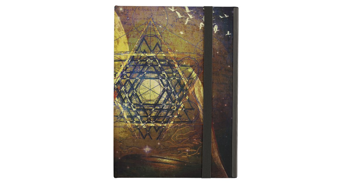六芒星の神聖な幾何学の記号 Ipad Airケース Zazzle Co Jp